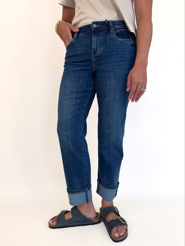 Marley Girlfriend Cuffed Denim