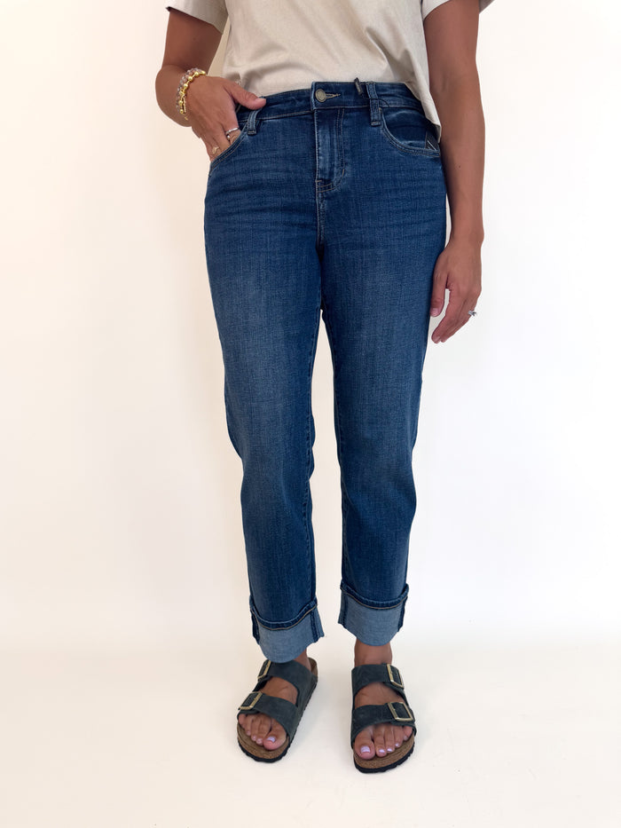 Marley Girlfriend Cuffed Denim