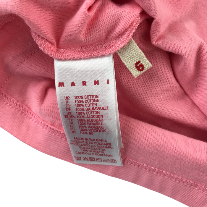 Marni 6 years pink t-shirt dress