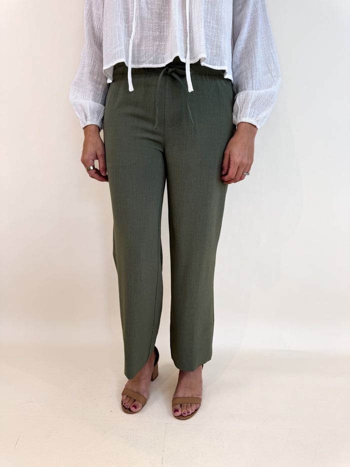 Martini Olive Wide Leg Bottom