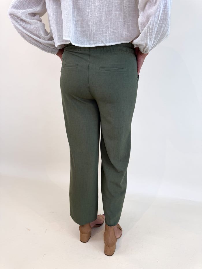 Martini Olive Wide Leg Bottom