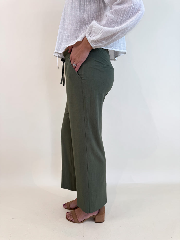 Martini Olive Wide Leg Bottom