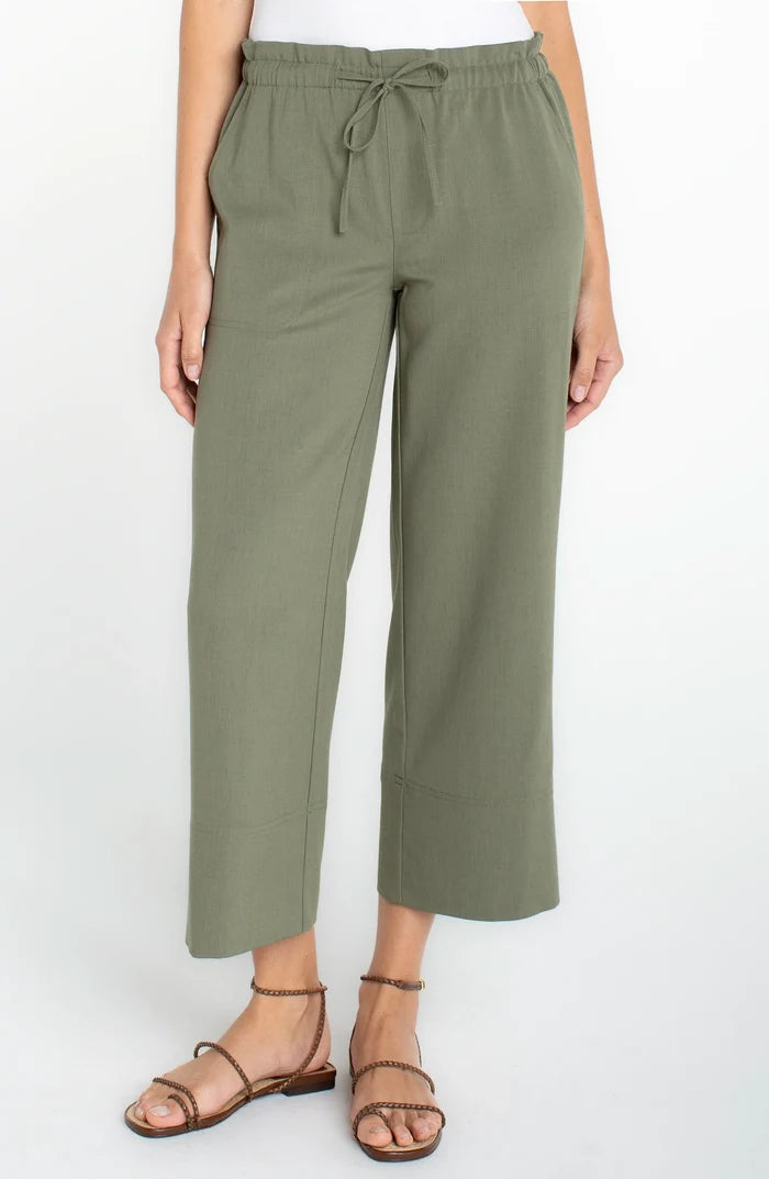 Martini Olive Wide Leg Bottom