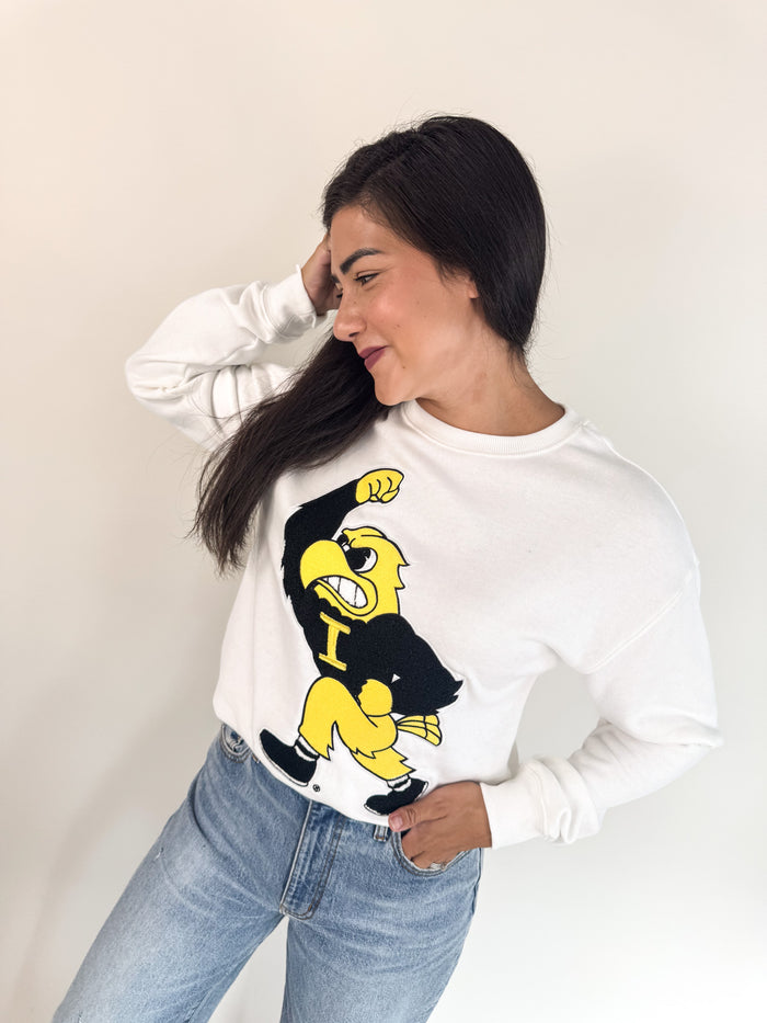 Gameday Social Mascot Chenille Comfort Crew – women's sweatshirt