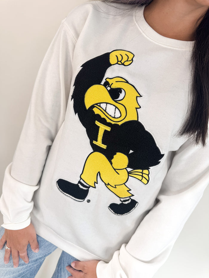 Gameday Social Mascot Chenille Comfort Crew – women's sweatshirt