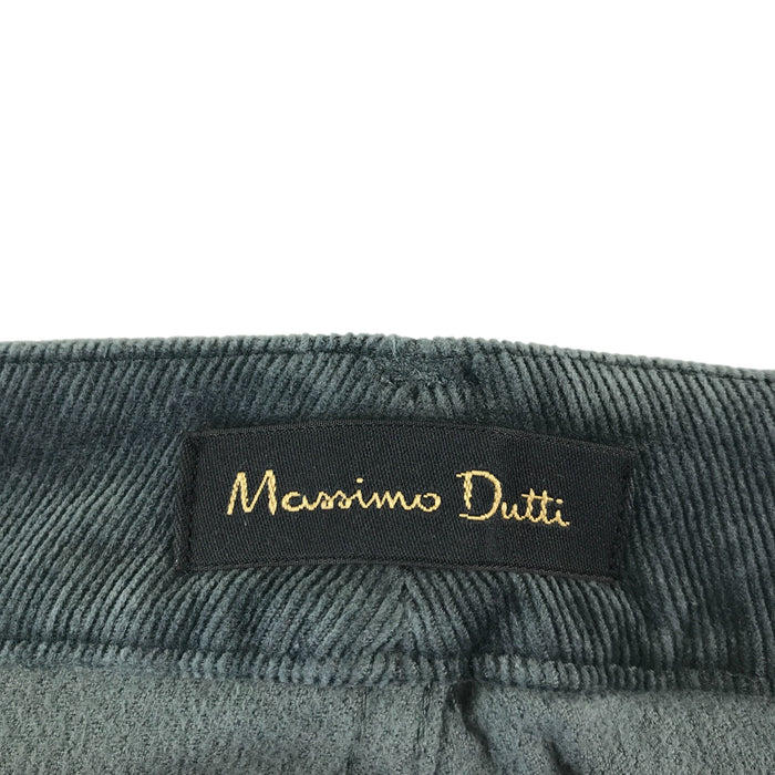 Massimo Dutti womens EU38 grey corduroy trouser