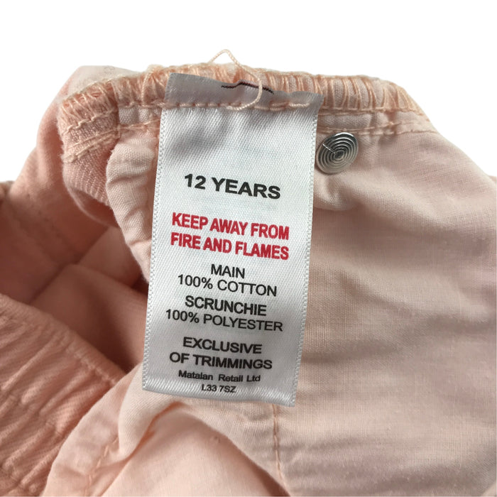 Matalan 12 years light pink skirt cotton polyester