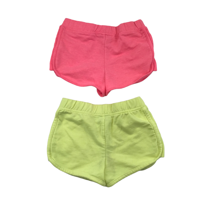 Matalan 5 years pink and neon bundle of two shorts