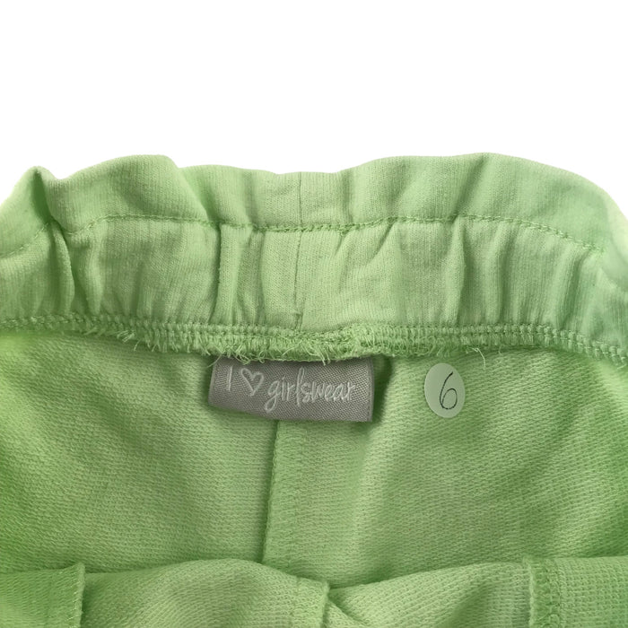 Matalan 6 years light green palm tree graphic jersey shorts