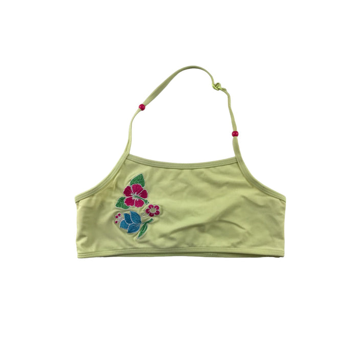 Matalan 8-9 years yellow floral 2-piece bikini swimsuit