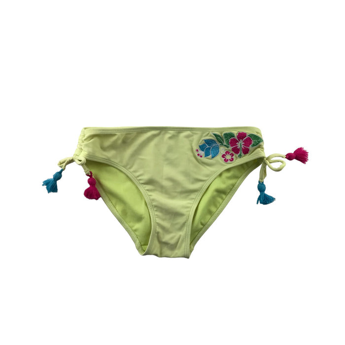 Matalan 8-9 years yellow floral 2-piece bikini swimsuit