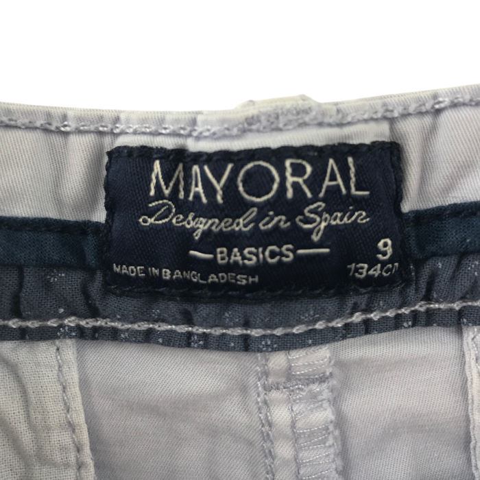 Mayoral 9 years blue shorts