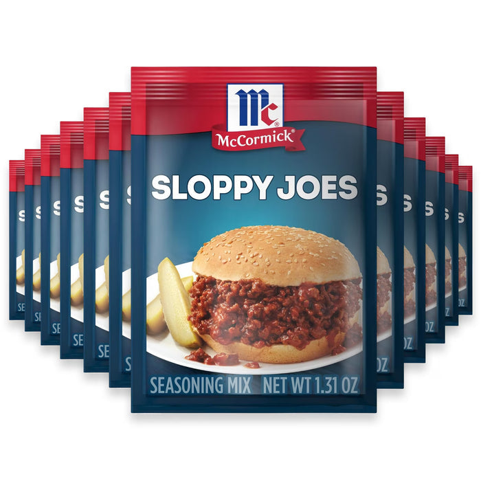 McCormick Sloppy Joes Seasoning Mix - 1.31 oz - 12 Pack