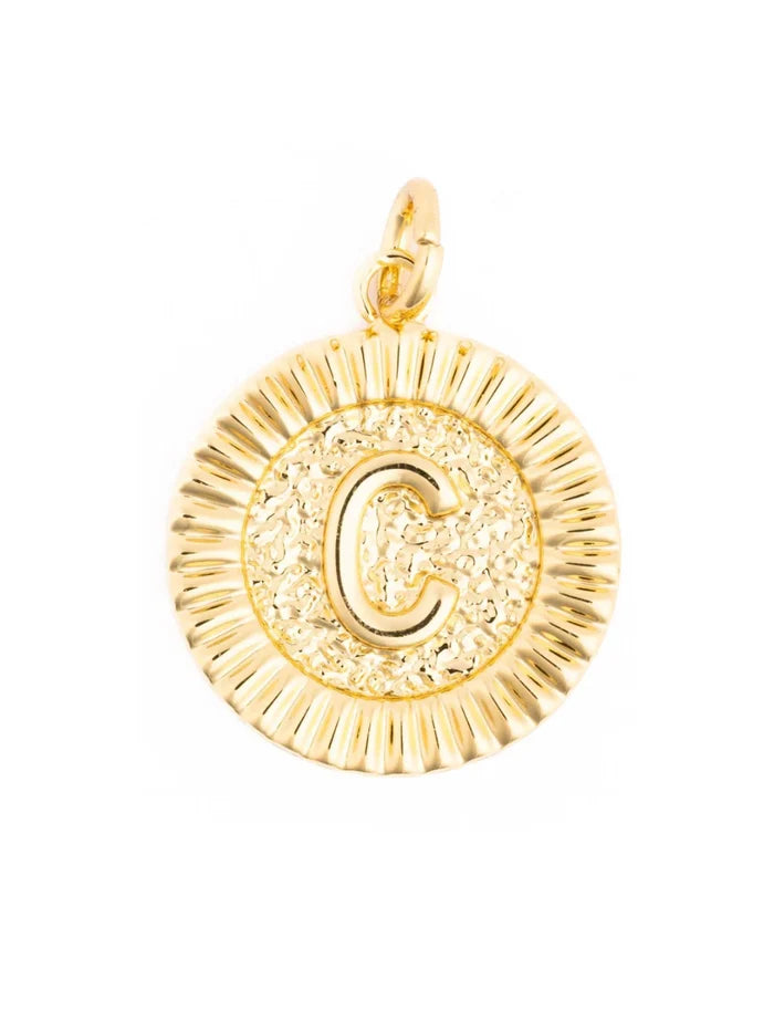 McKenna Coin Initial Charm