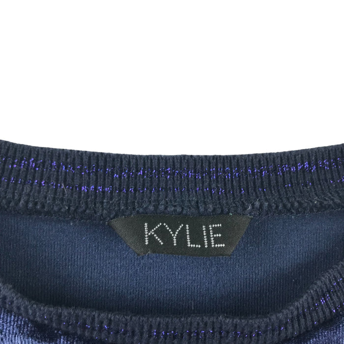 M&Co 11 years navy velvet brooklyn nyc sweater