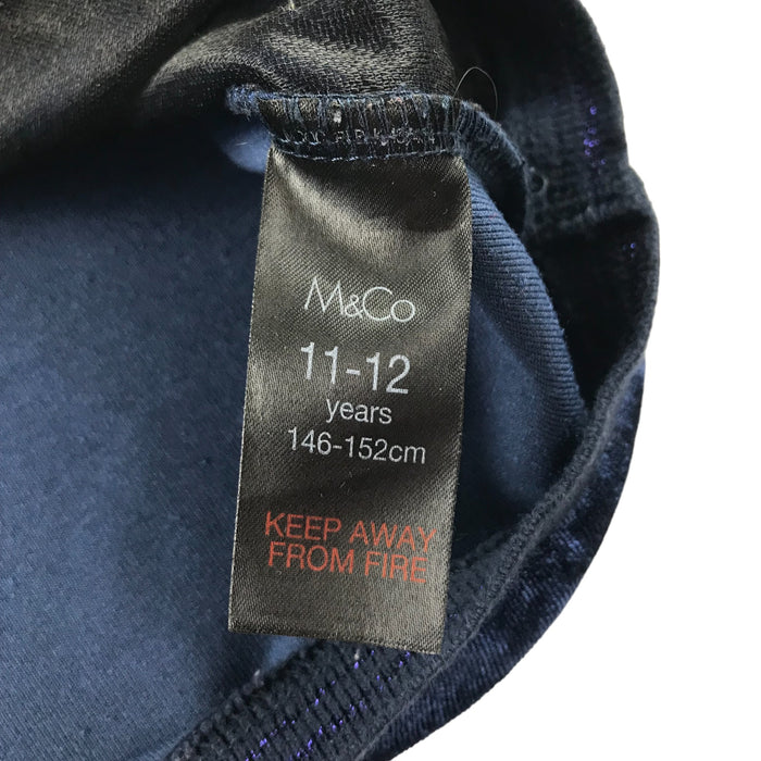 M&Co 11 years navy velvet brooklyn nyc sweater