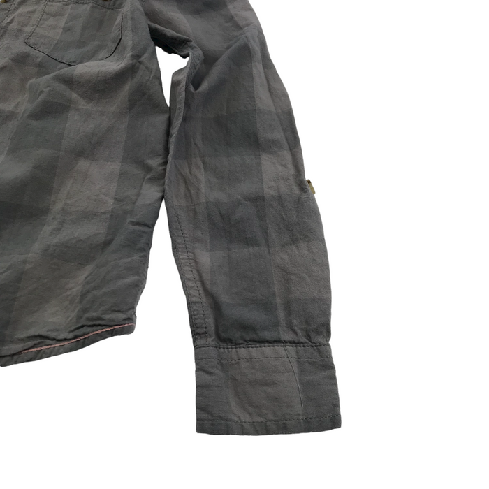 M&Co 6 years grey checked shirt