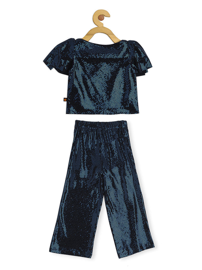 METALLIC PLEATED ENSEMBLE VTM19-077