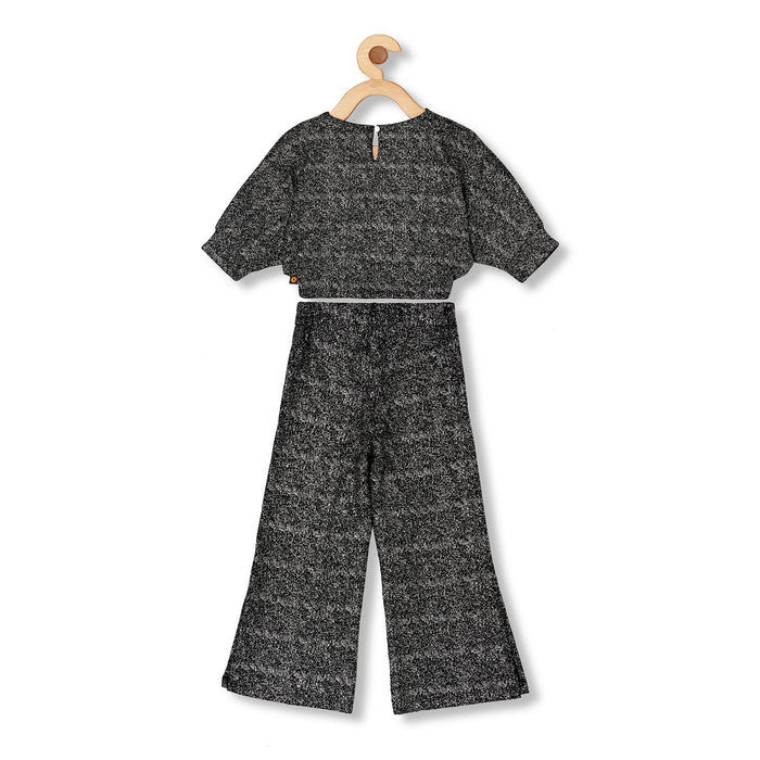 METALLIC PLEATED ENSEMBLE VTM19-078