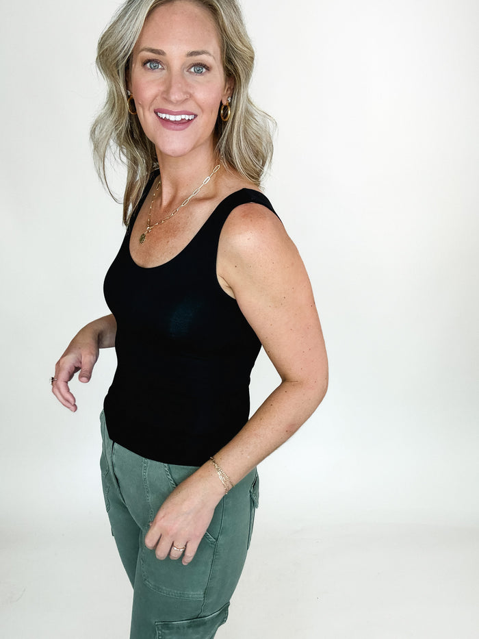 Mia Basic Scoop Neck Tank