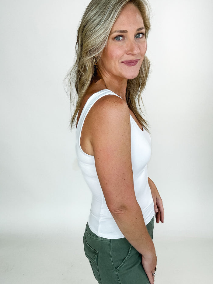 Mia Basic Scoop Neck Tank