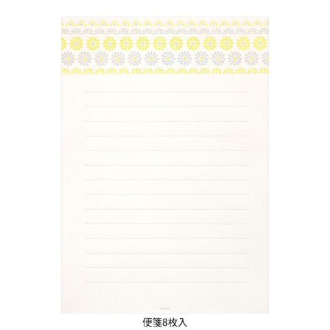 Midori Letterpress Sets w/ Stationery Papers and Envelopes