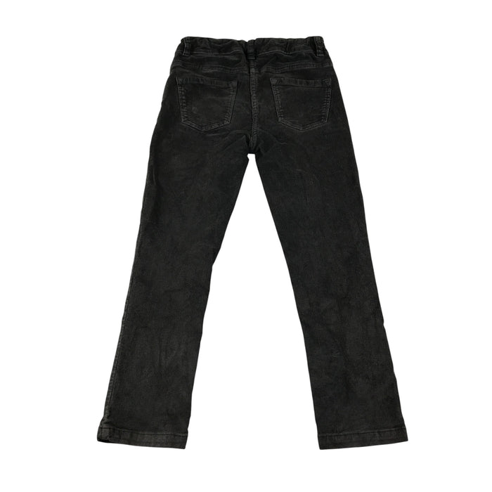 Mini Boden 7-8 year grey corduroy pull-on trouser