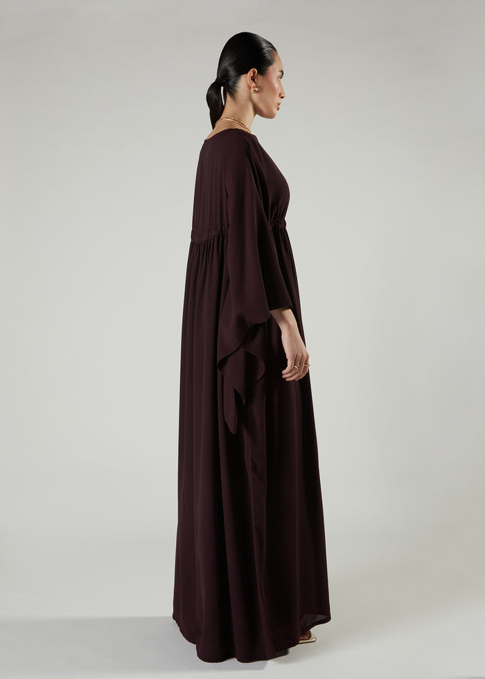 Mira Abaya Plum
