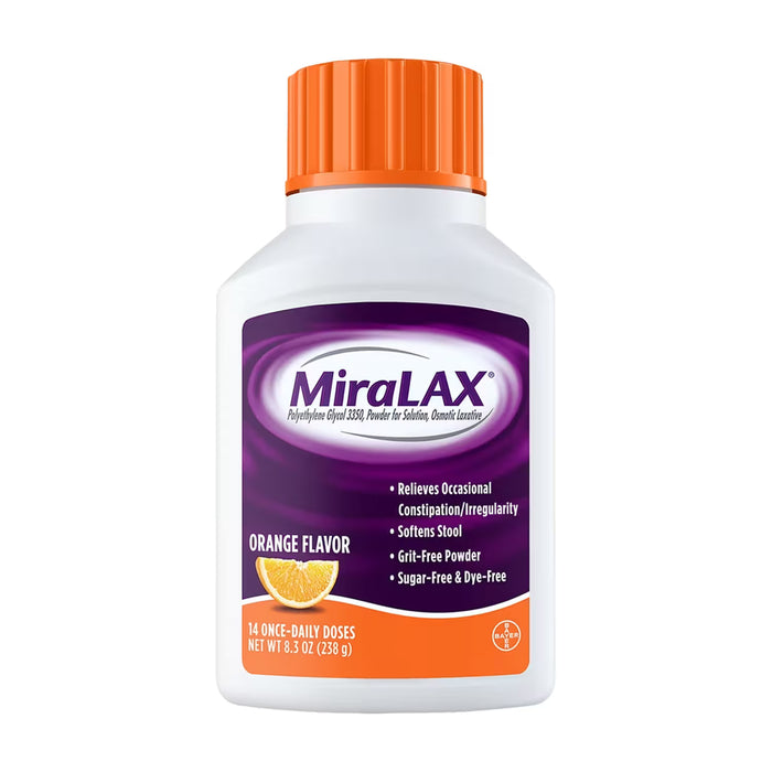 MiraLAX Unflavored Laxative Powder 8.3 oz - 14 Dose - 12 Pack