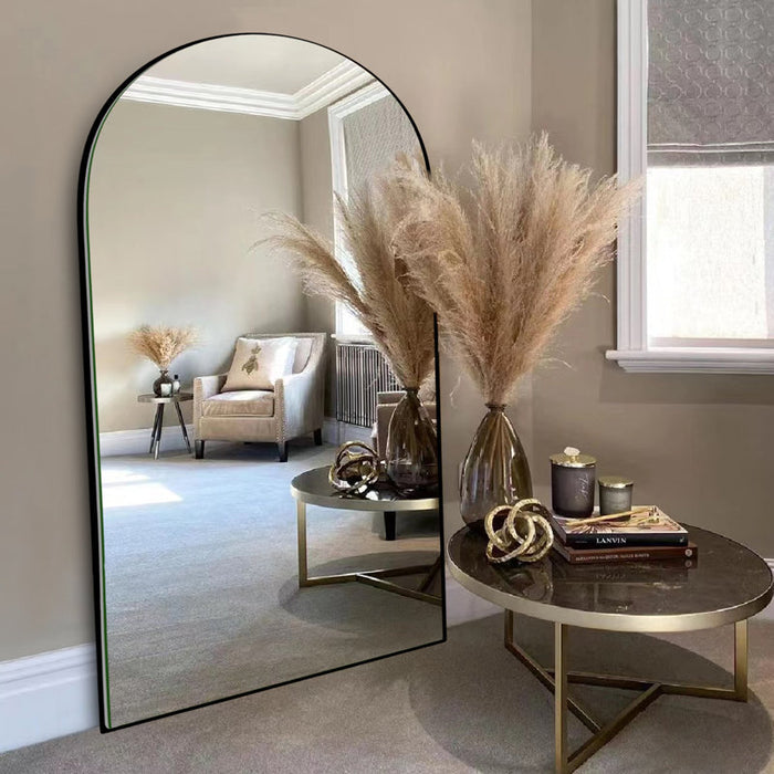 Miroir sur pied Arched Leeron tendance
