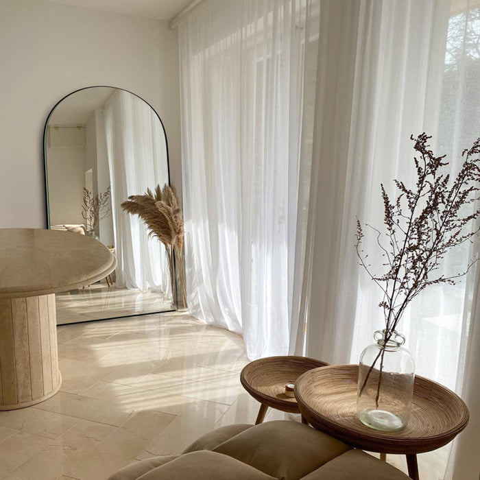 Miroir sur pied Arched Leeron tendance