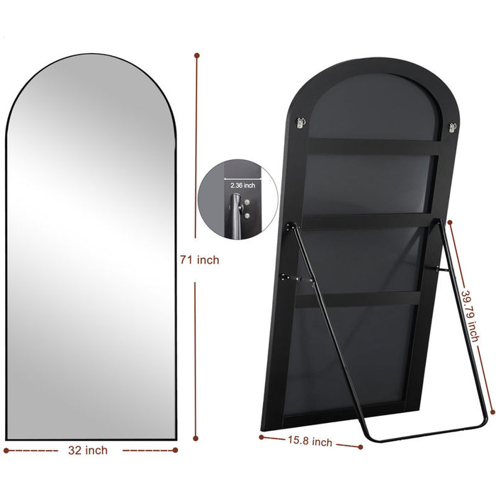 Miroir sur pied Arched Leeron tendance