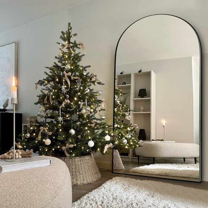 Miroir sur pied Arched Leeron tendance