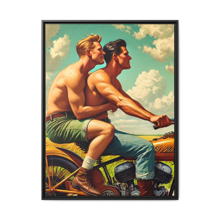 30" x 40" (Vertical) / Black / 1.25"