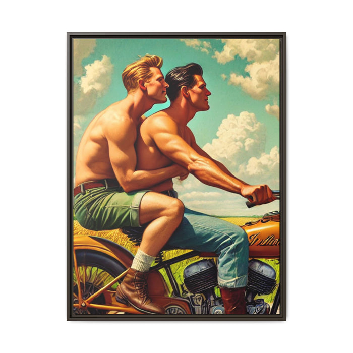 30" x 40" (Vertical) / Espresso / 1.25"