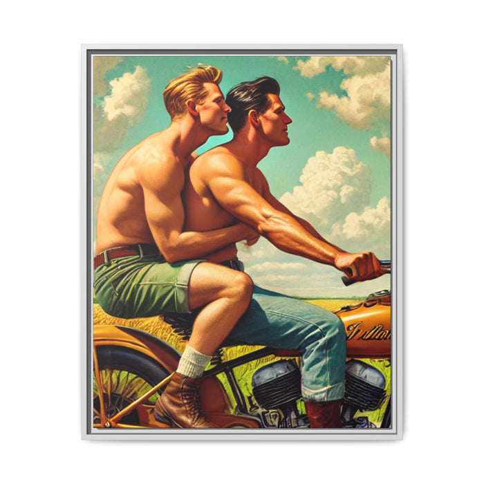 24" x 30" (Vertical) / White / 1.25"