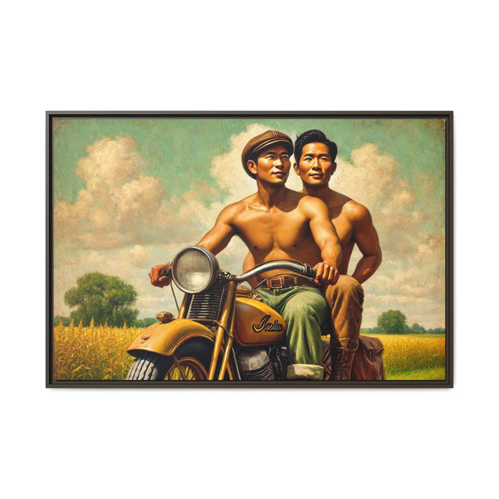 48″ x 32″ (Horizontal) / Espresso / 1.25"
