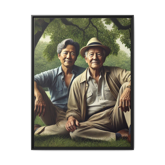 30" x 40" (Vertical) / Black / 1.25"
