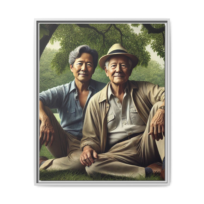 24" x 30" (Vertical) / White / 1.25"