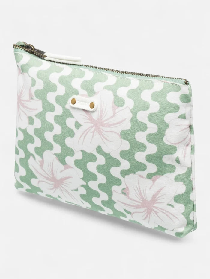 Monedero Roxy Pouch Verde Beige