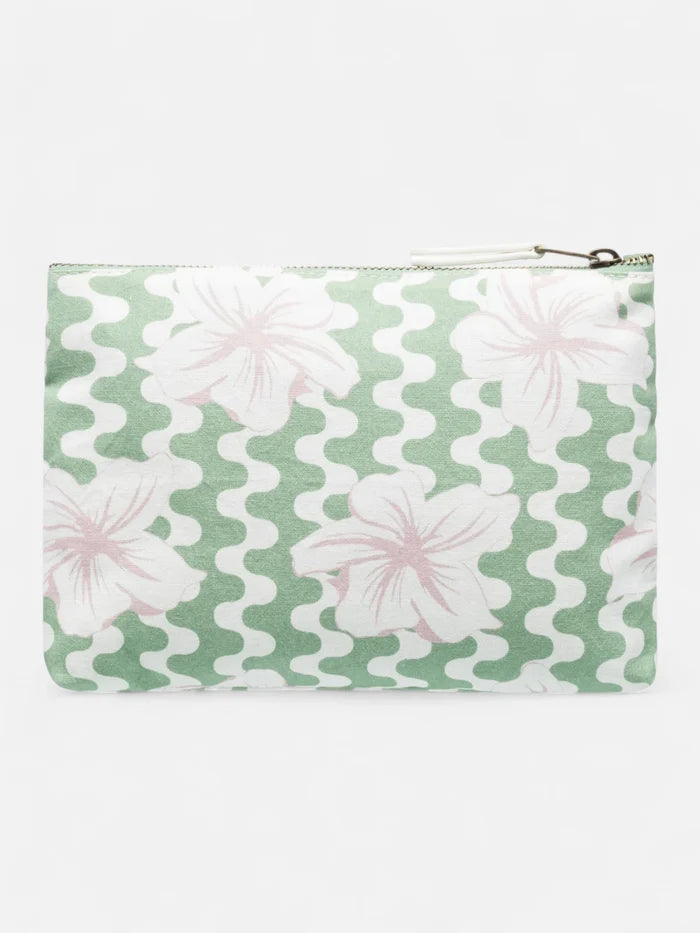 Monedero Roxy Pouch Verde Beige