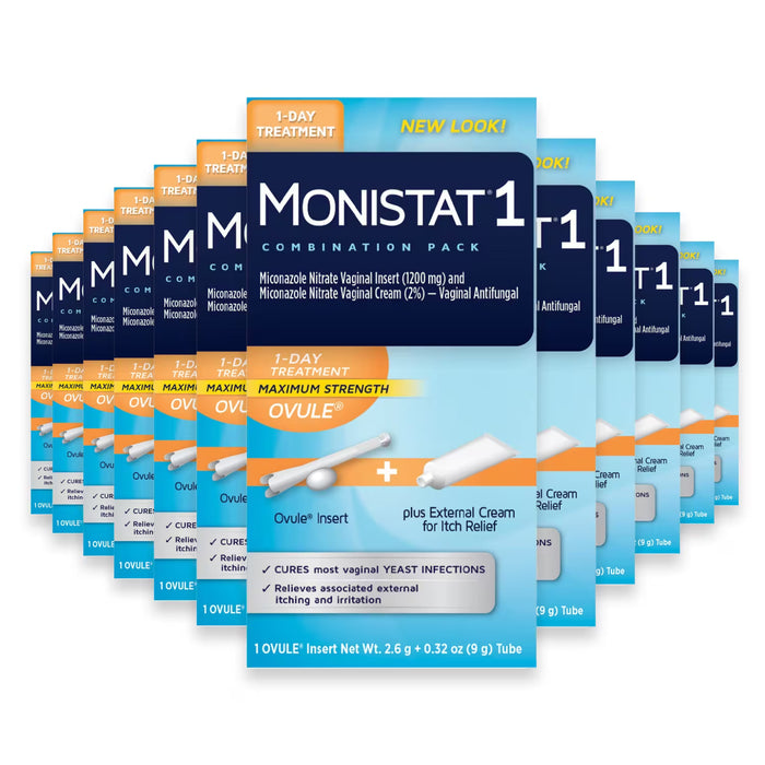 MONISTAT 1-Day Day/Night Combo Pack - 0.32 oz - 12 Pack