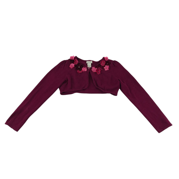 Monsoon 5-6 years fuchsia pink with floral cardigan