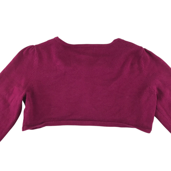 Monsoon 5-6 years fuchsia pink with floral cardigan