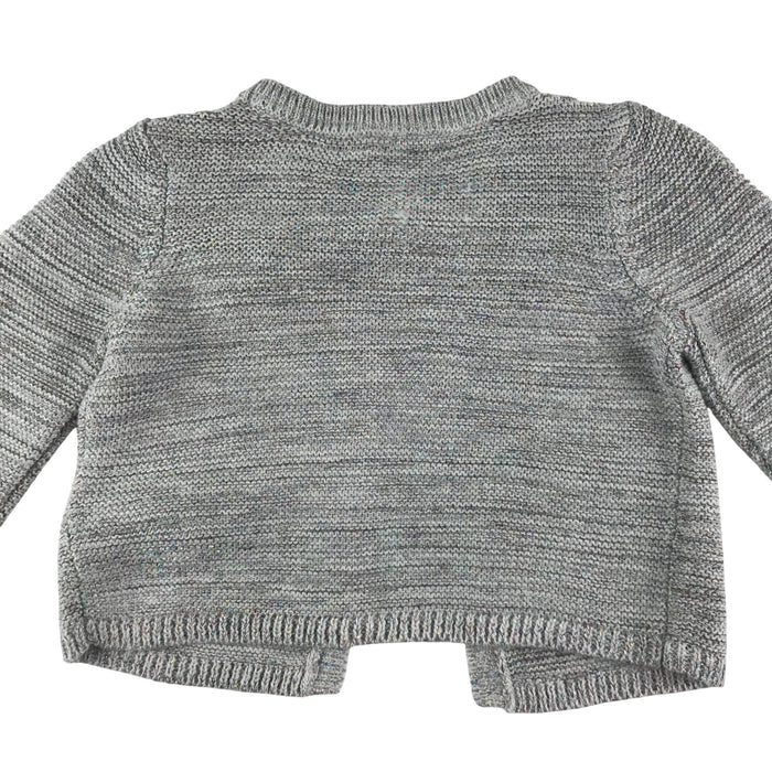 Monsoon 5-6 years grey bolero sequin bowtie cardigan