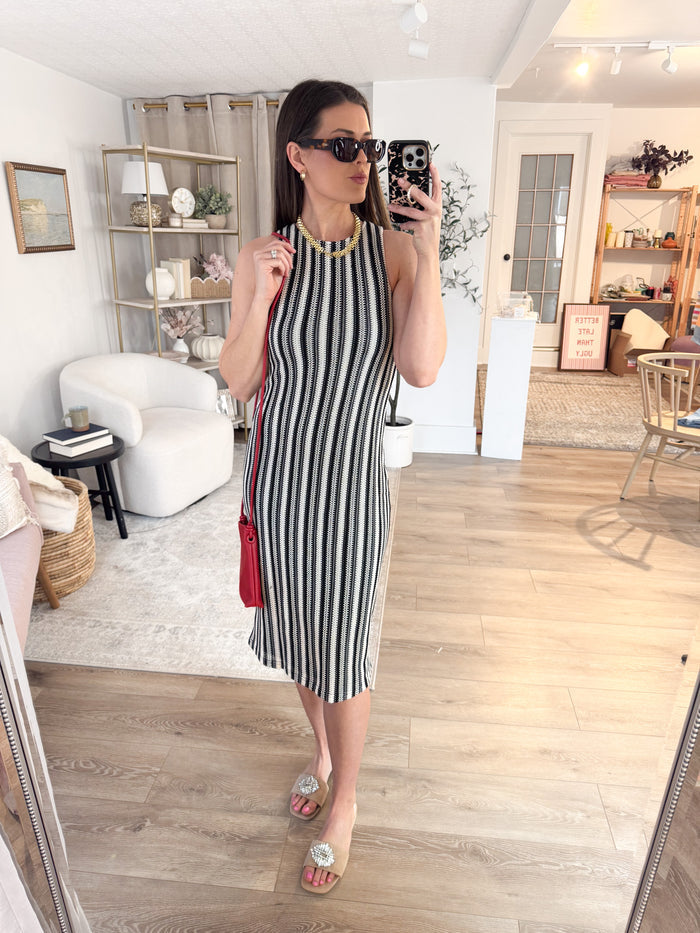 Moonlit Path Knit Dress