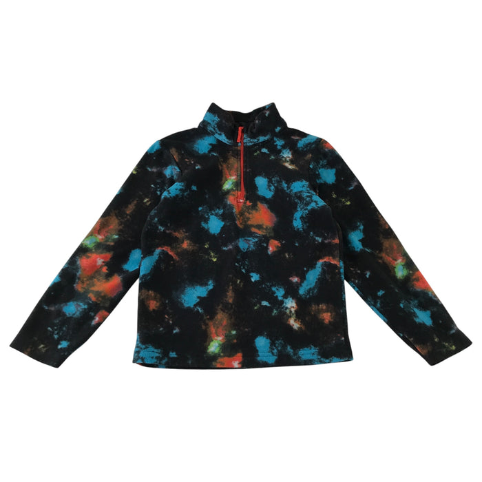 Mountain Warehouse 7-8 years black and multi-colour fleece graphic print polyester