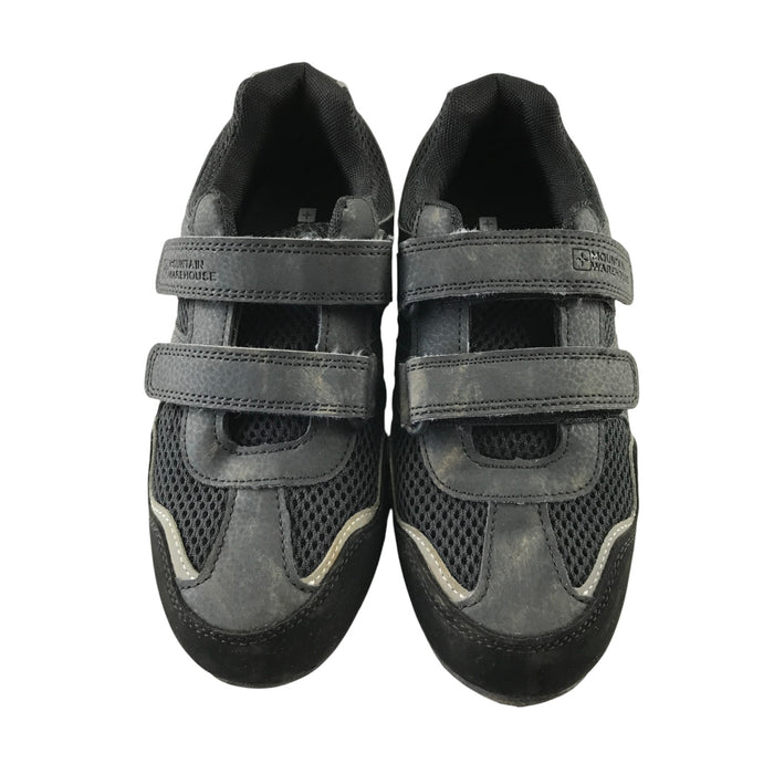 Mountain Warehouse size 3 black trail walking trainers