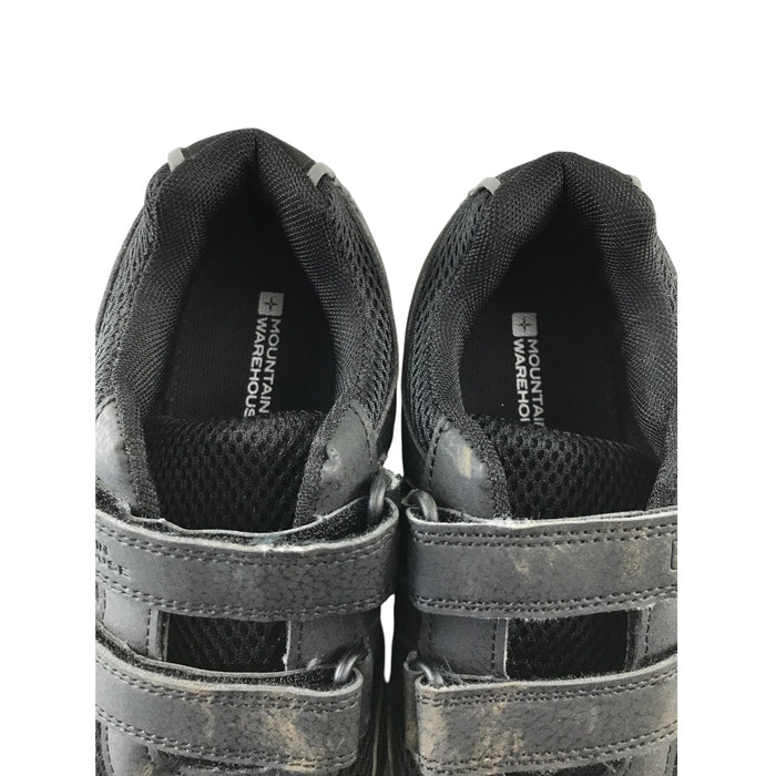 Mountain Warehouse size 3 black trail walking trainers
