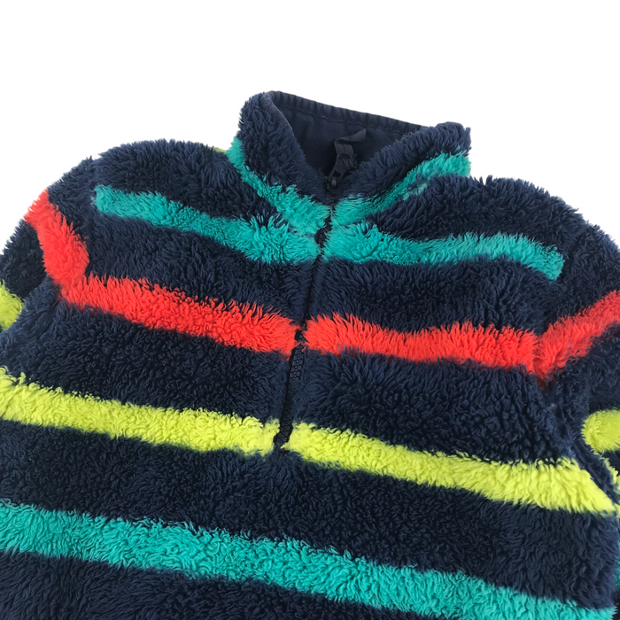 Mountain Warehouse size 5 navy striped teddy fleece